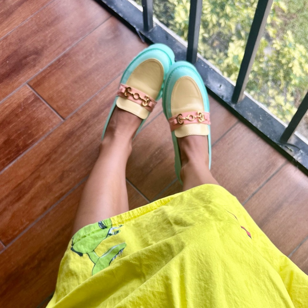 Circus NY Sam Edelman Lug Sole loafers shoes| Size US 7 Pastel colors